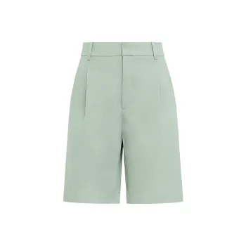 MEIYANG Casual Shorts Women's Stone Green
