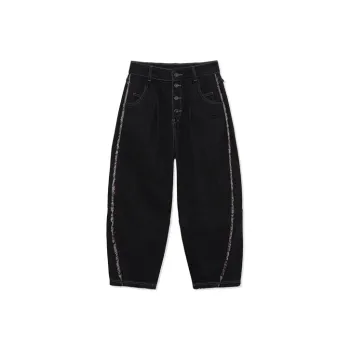 LiNing Sports Basketball Collection Jeans Women's Black