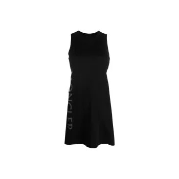 Moncler Logo Printed Sleeveless Mini Dress