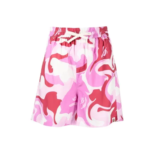 A BATHING APE Casual Shorts Women's Pink
