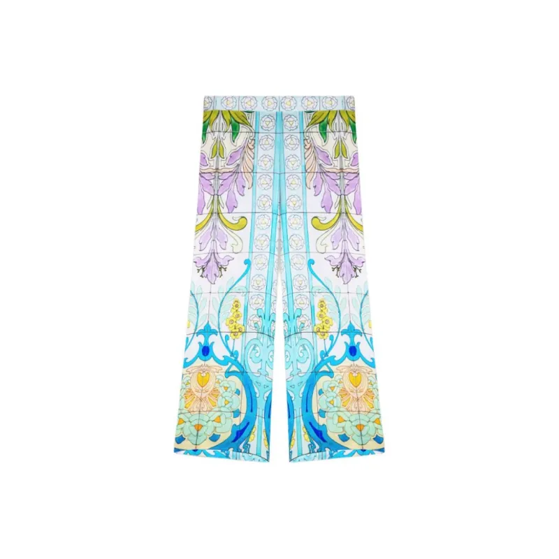 Maje Imprimé Mosaique print Straight leg Trousers-0