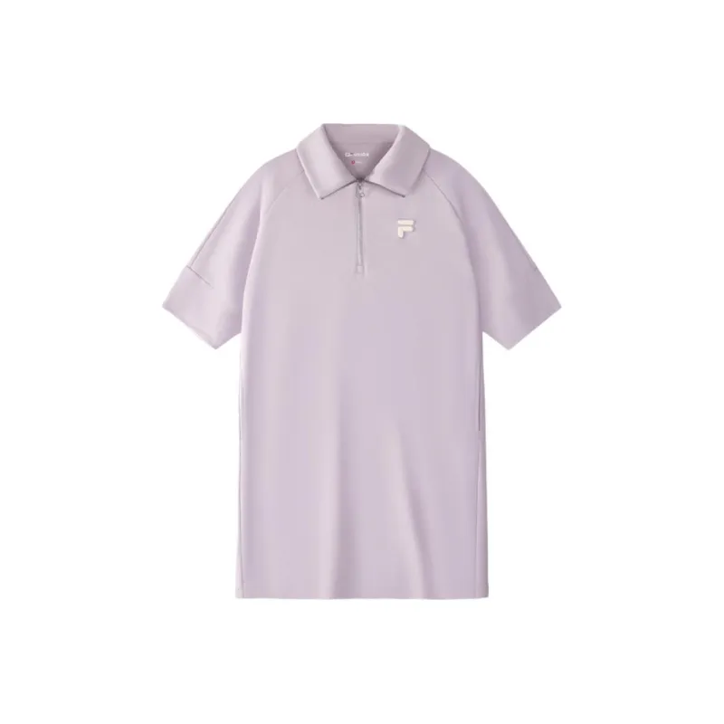 FILA FUSION LIFEFOB Collection Short Sleeved Dress Women's Bellringing Purple-0