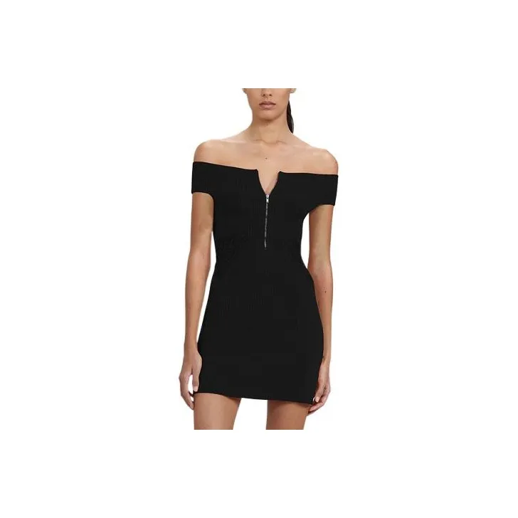 Self portrait FW22 Sleeveless Dress Women's Black-0