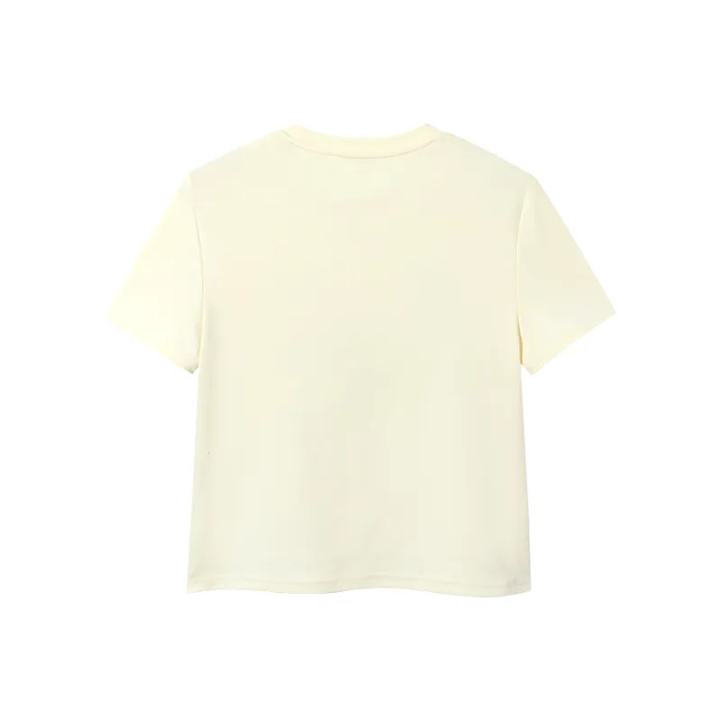 Ouyang T Shirts Women's Cheese White-1