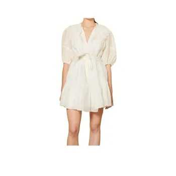 Sandro Short-Sleeved Dresses Women's White