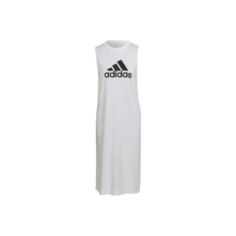 Adidas Sleeveless Dresses Women's White-0