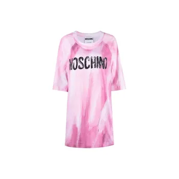 MOSCHINO Short-Sleeved Dresses Women's Pink