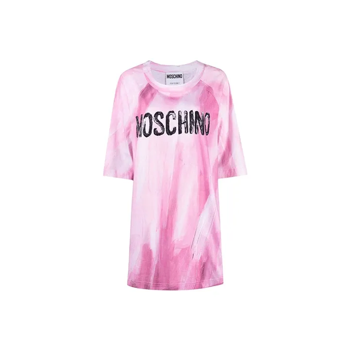 MOSCHINO Short-Sleeved Dresses Women's Pink-0