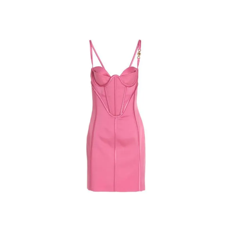 VERSACE FW22 Sleeveless Dress Women's Pink-0