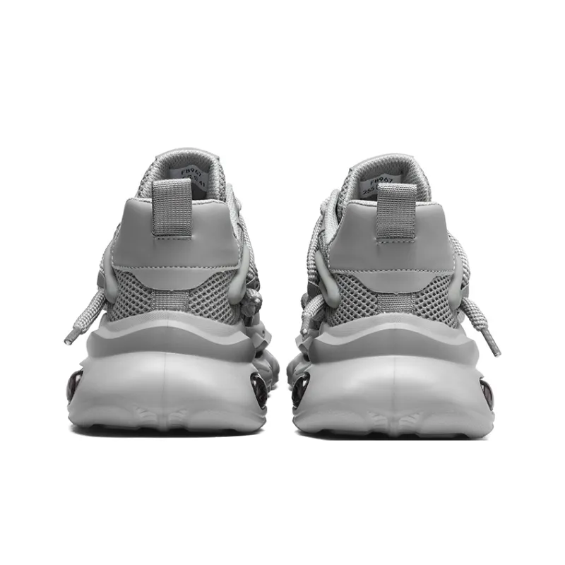 OFFER AITR Cushioning Slip Resistant Height Increasing Low Top Chunky Sneakers Men's-3