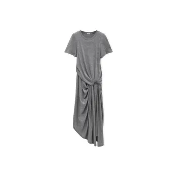 LOEWE Draped Dress 'Anthracite'