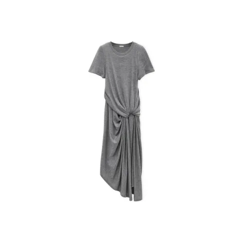 LOEWE Draped Dress 'Anthracite'