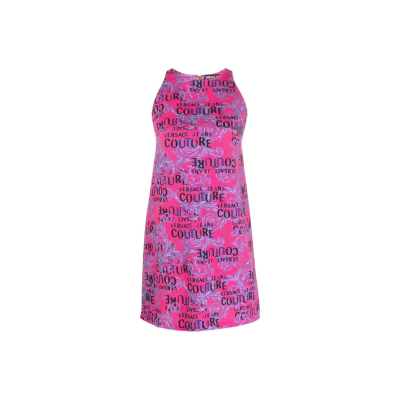 VERSACE JEANS COUTURE Sleeveless Dresses Women's Pink-0
