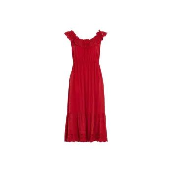 COACH Sleeveless Dresses Women's Red