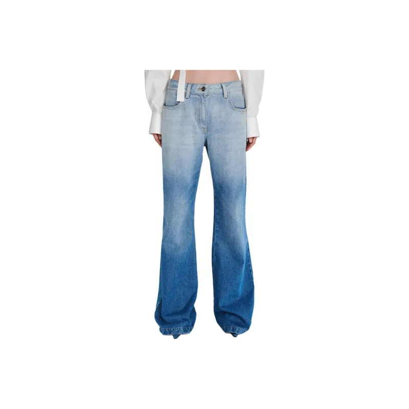 DION LEE Mid rise Flared Jeans-0
