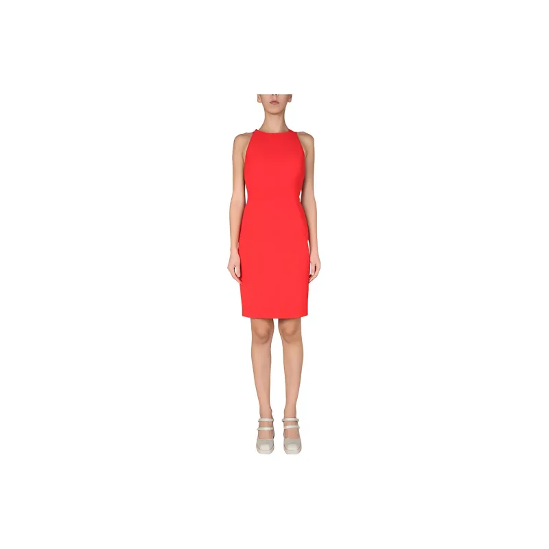 MOSCHINO Sleeveless Cut-Out Mini Dress-0