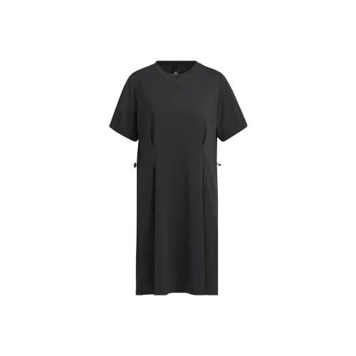 Adidas Short Sleeved Dresses Women's Black