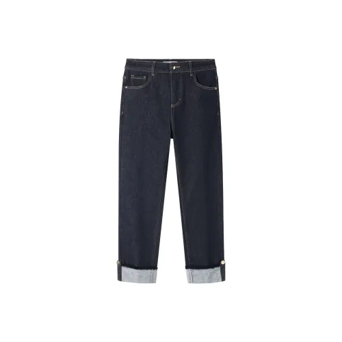 HLA Jeans Women's Denim Blue Transition Color Dark W0
