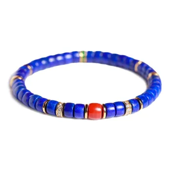 LIYUNMUXUE Lapis Lazuli Bracelets Unisex