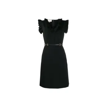 GUCCI Sleeveless Dresses Women's Black