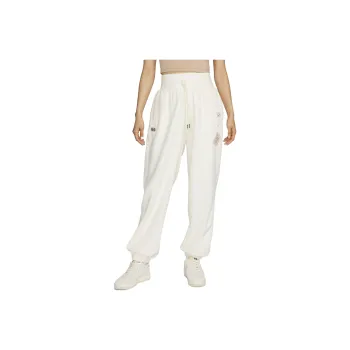 Nike Naomi Osaka Phoenix Fleece Knitted Sports Pants Women's Ivory White
