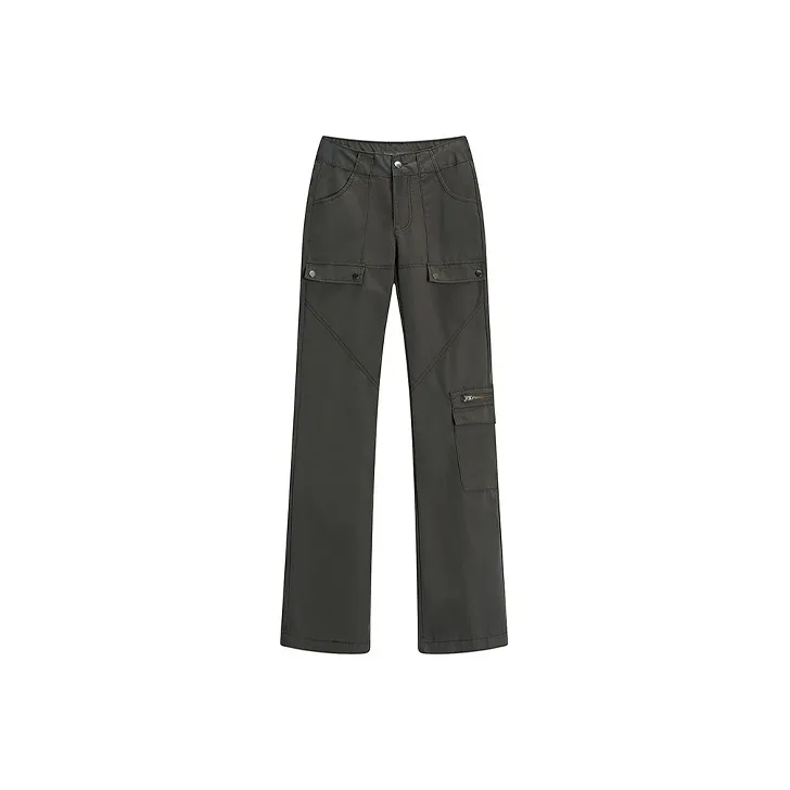 ETSE Cargo Pants Women's Dark Gray-0