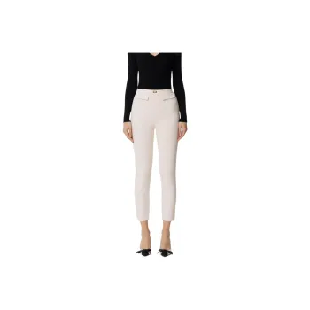 Elisabetta Franchi Crepe Tapered Trousers