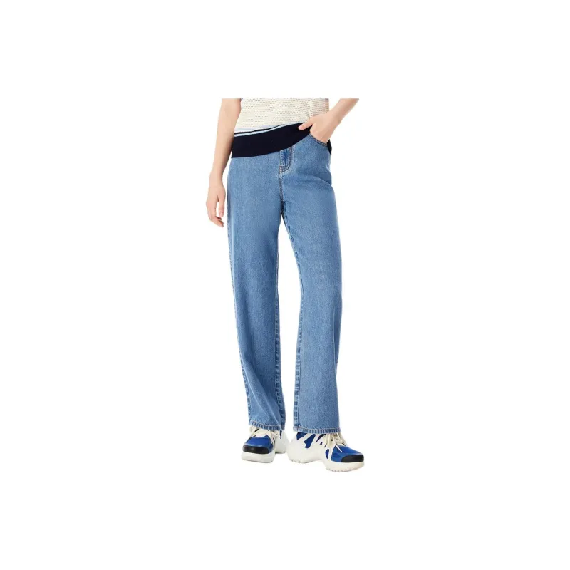 XII BASKET Jeans Women's Ice Blue-0