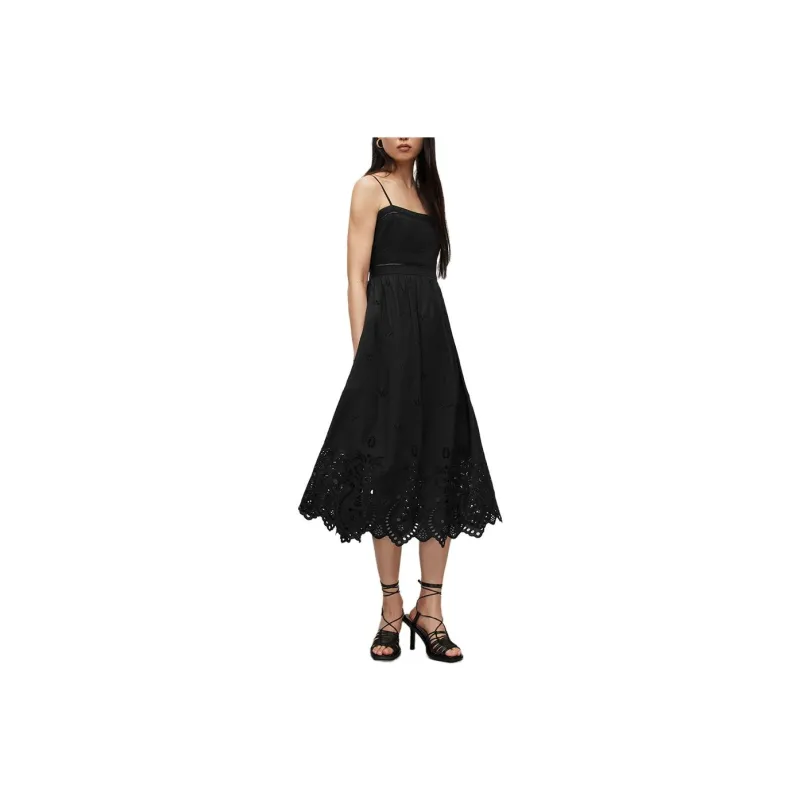 ALLSAINTS Slip Dresses Women's Black-0