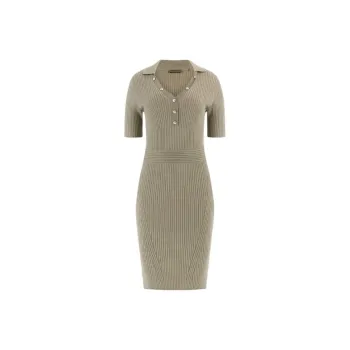 GUESS Short-Sleeved Dresses Women's Khaki