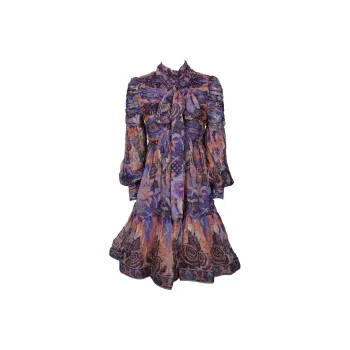 Zimmermann Long-Sleeved Dresses Women's Purple