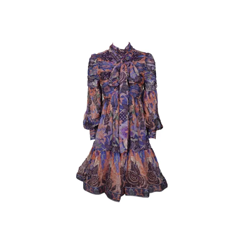 Zimmermann Long-Sleeved Dresses Women's Purple-0