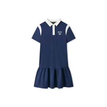 Skechers Sports Life Collection Short Sleeved Dresses Women's Marine Blue