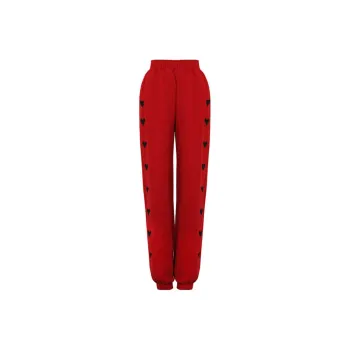 DPLAY Casual Pants Women's Christmas Red