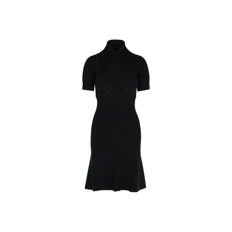 Patou Wrap Mini Dress-0