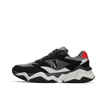 Joma Abrasion Resistant Slip Resistant Low Top Platform Casual Shoes Men's Black Gray