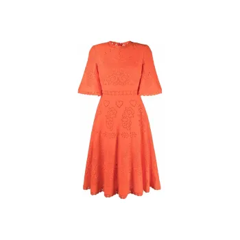 Valentino SS22 Short-Sleeved Dresses Women's Orange
