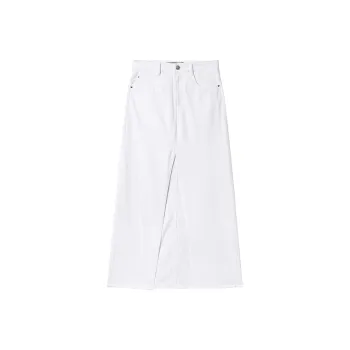 Miss Sixty Denim Long Skirts Women's White