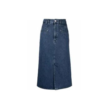 ISABEL MARANT Denim Long Skirts Women's Blue