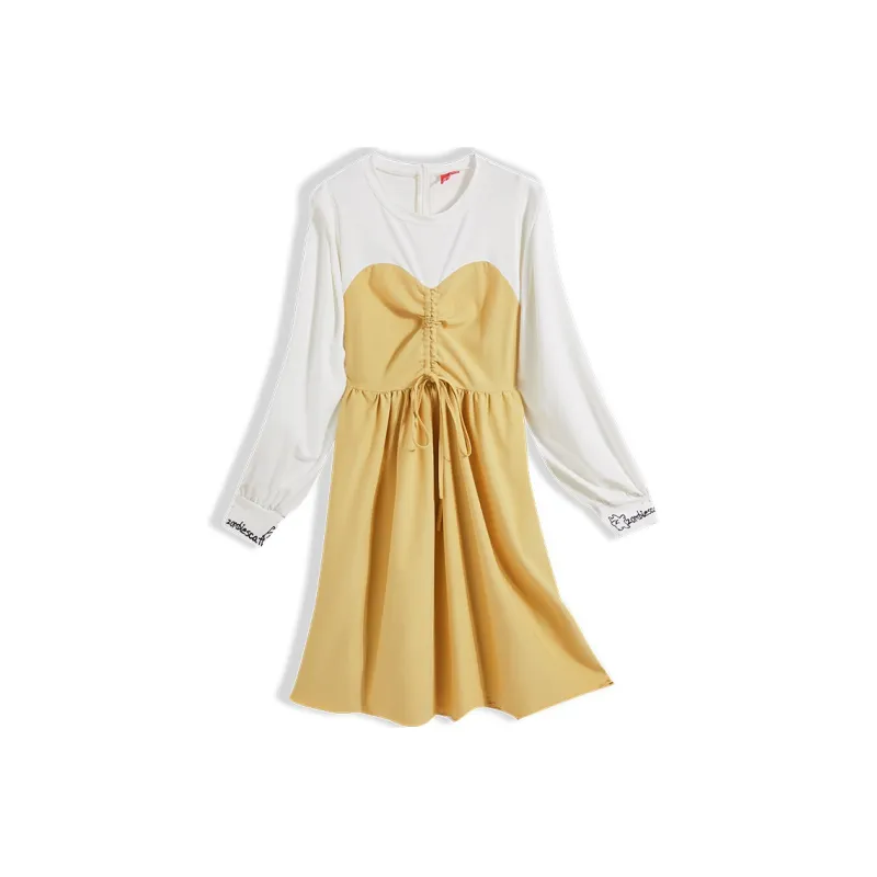 EPTISON WOMAN MOGUIMAO Patchwork Style Dress-2