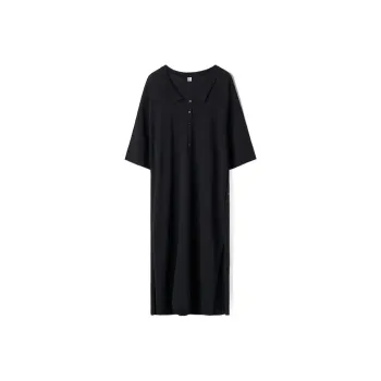 TOTEME Travel Capsule Collection Short-Sleeved Dresses Women's Black