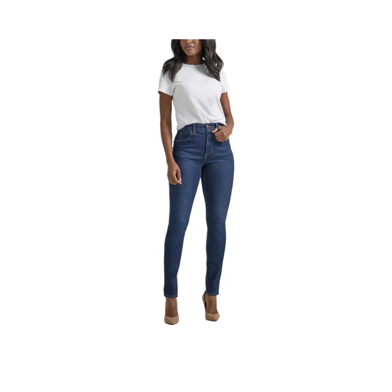 Lee Jeans Women's Dark Denim Blue-0