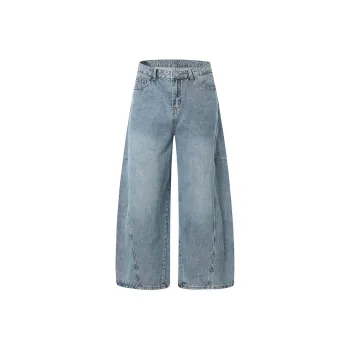 YUZHAOLIN High Rise Wide Leg Straight Fit Casual Pants Unisex