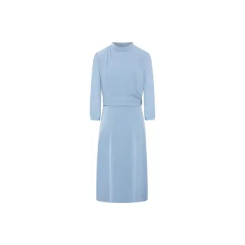 BBLLUUEE Long Sleeved Dress Women's Moonlight Blue