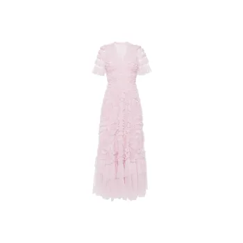 NEEDLE & THREAD Verity Ruffled Gown