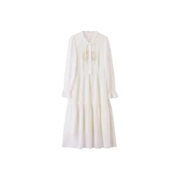 Mula Long-Sleeved Dresses Women's White
