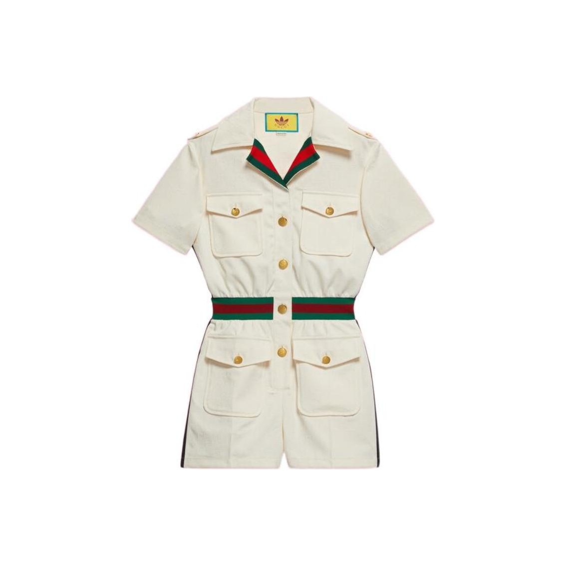 ☆ GUCCI x ADIDAS jumpsuits コラボアイテム ☆ GUCCI X Adidas Jumpsuit Green - POIZON