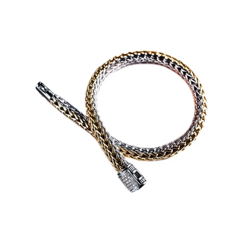 John Hardy Classic Chain 6.5mm Reversible Sapphire Pavé Bracelet-4