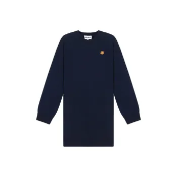 KENZO Long Sleeved Dresses Women's Dark Blue