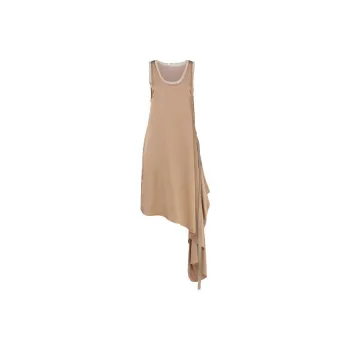 FENDI SS23 Sleeveless Dress Women's Brown